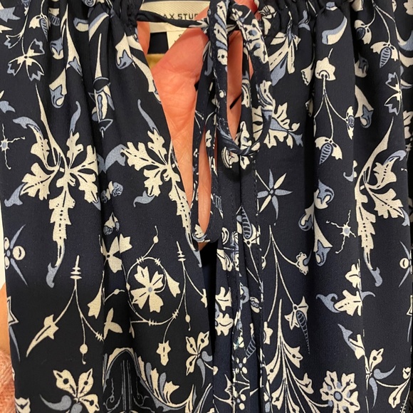 Flouncy Blue Floral Dress S - Picture 2 of 6